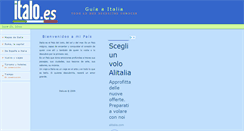Desktop Screenshot of italo.es